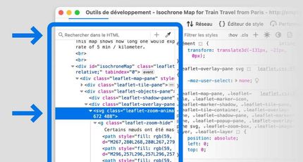 Pour identifier le positionnement du fichier svg dans votre inspecteur, vous devez chercher la balise <svg> dans le code HTML. Pour identifier le positionnement du fichier svg dans votre inspecteur, vous devez chercher la balise <svg> dans le code HTML.